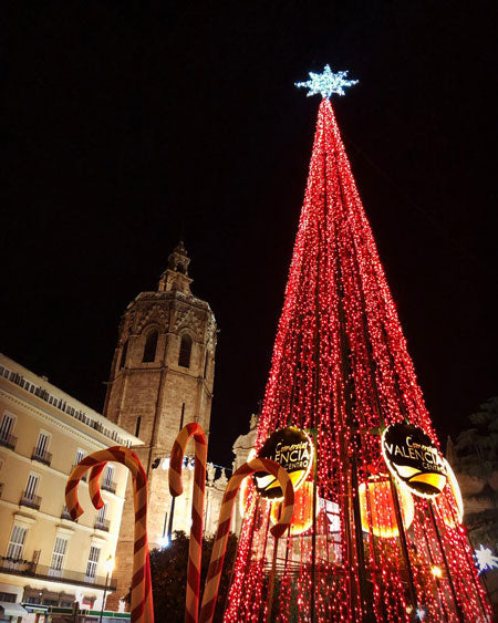 Weihnachten in Valencia: Private Terrasse, Koch, Musik, Lebensmittelmarkt und Feuerwerkskörper